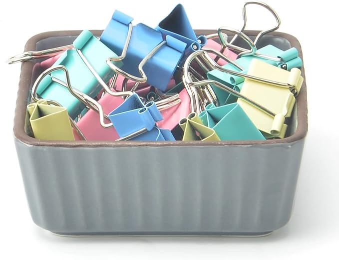 Ceramic Set 2, Square Dispenser/Organizer/Holder - Image 4