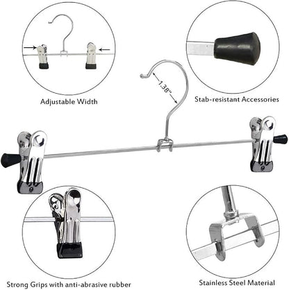 NORTHERN BROTHERS Pants Hangers 50 Pack, Skirt Hangers - Image 2