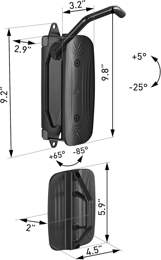 monTEK Swivel Bike Wall Mount, Bike Hangers - Image 9