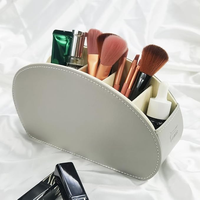 Remote Control Holder Organizer Stable Table Desk Leather Cases Control Storage - Image 8