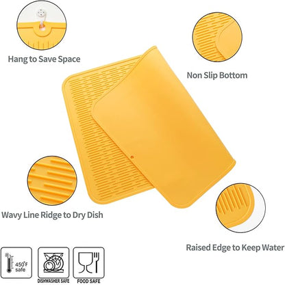 Silicone Dish Drying Mat for Multiple Usage, Easy clean, Eco-friendly, - Image 3