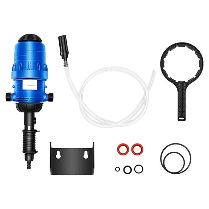 Fertilizer Injector Pump, 0.4-4% Water Powered Chemical Liquid Doser Dispenser - Image 7