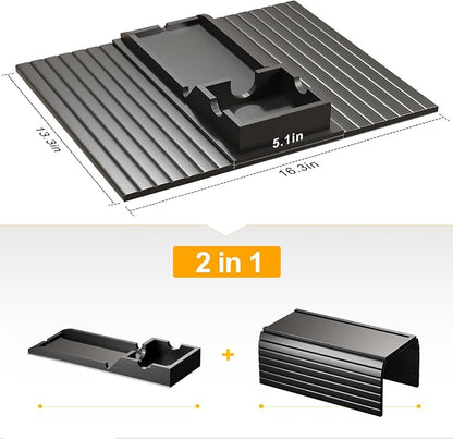 Couch Armrest Table, Sofa Arm Tray - 2 in 1 Anti-Slip Foldable Sofa Armchair - Image 7