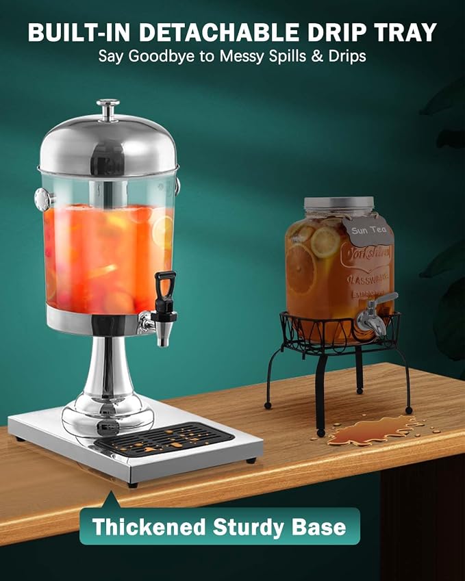 2 Gallon Drink Dispensers for Parties, Beverage Dispenser - Image 6