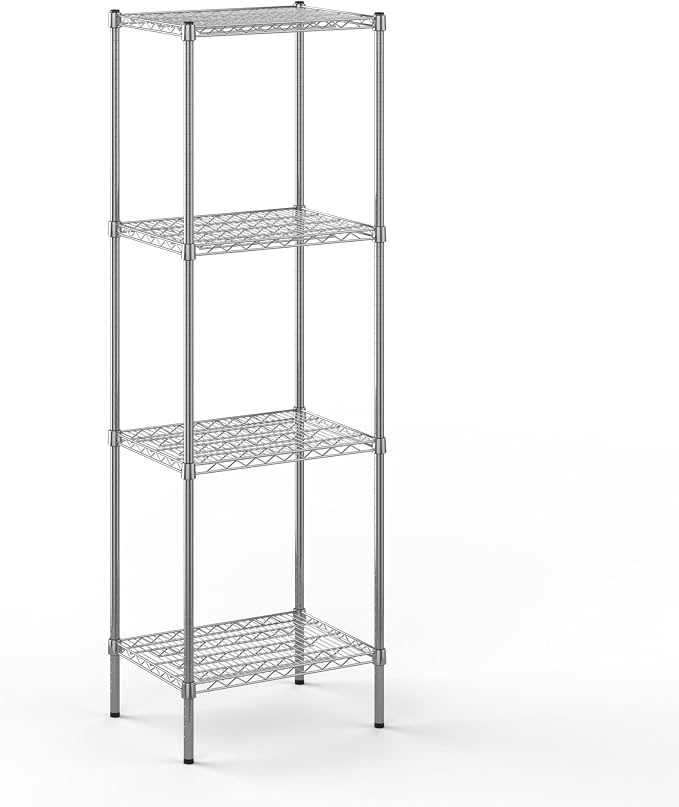 18" Deep x 24" Wide x 74" Height Wire Shelving Kit | 4-Tier | NSF Commercial by Regal+Altair