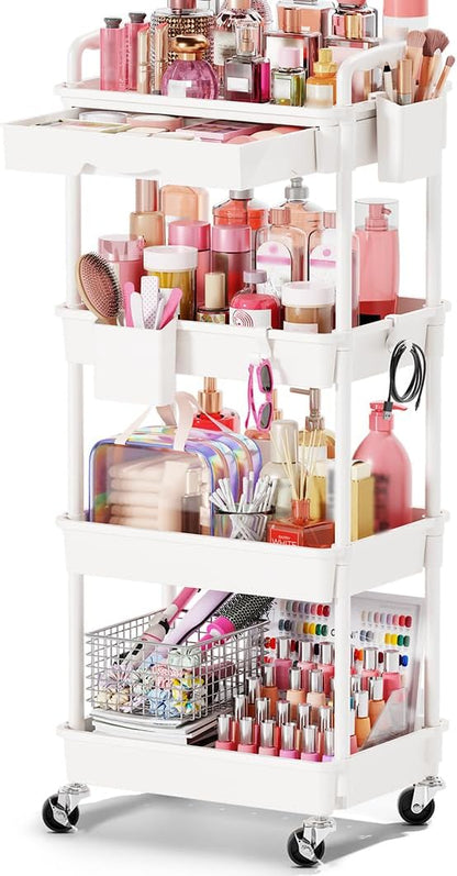 Goovilla Rolling Makeup Organizer Cart by Goovilla