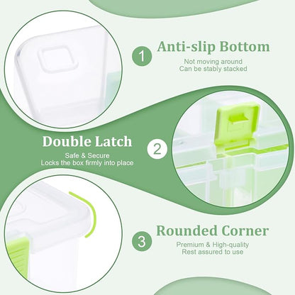 BTSKY Clear Plastic Dividing Storage Box - Image 9