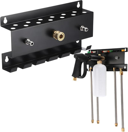 Pressure Washer Gun Holder, Wall Mount Foam Cannon Holder, Car Wash Accessories by DoubleFill