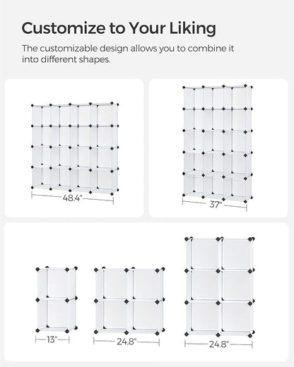 SONGMICS Cube Storage Organizer, Book Shelf, Closet Organizers and Storage - Image 6