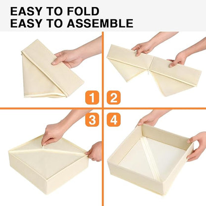 DIMJ Drawer Organizer Clothes 6 Pack - Image 4