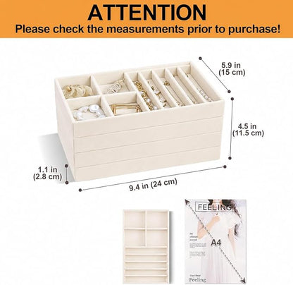 ProCase Stackable Jewelry Organizer Trays - Image 2