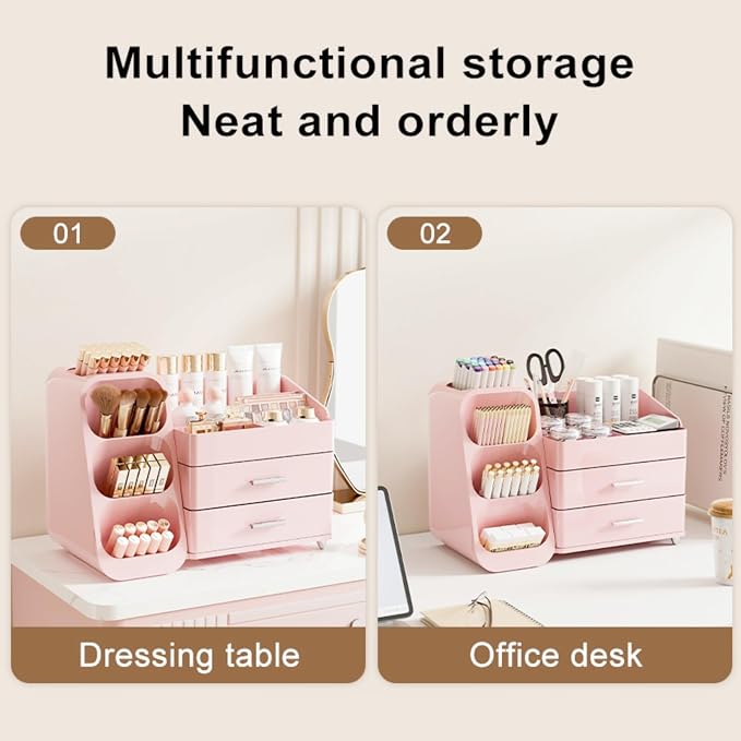 Makeup Organizer with Drawers, Large Capacity Countertop Organizer - Image 8