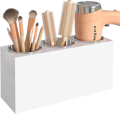 Hair Tool Organizer, Wall Mount Hair Dryer Holder by PITBVO