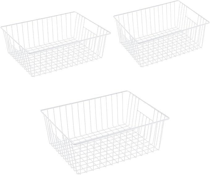 3 Pack Upright Freezer Organizer Bins by Unknown