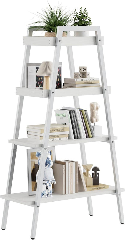 VECELO Ladder Shelf, 4-Tier Bookshelf by VECELO