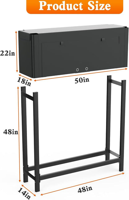WALMANN Heavy-Duty Firewood Rack - Image 3