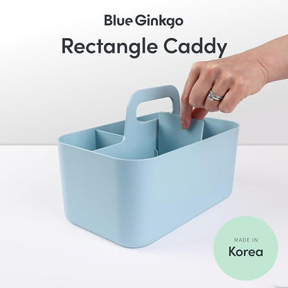 BLUE GINKGO Stackable Organizer Caddy – Korean-Made Portable Tote - Image 2