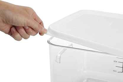 Rubbermaid Commercial Products-FG630400 Plastic Space Saving Square Food - Image 3