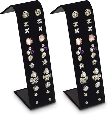 MOOCA 2-Piece Set, Premium Adjustable Earring Display Stand by Mooca
