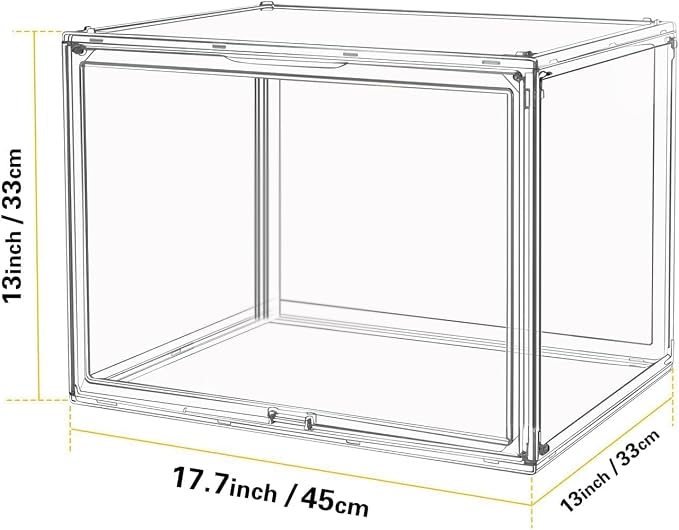 Clear Stackable Plastic Storage Bins - Image 2