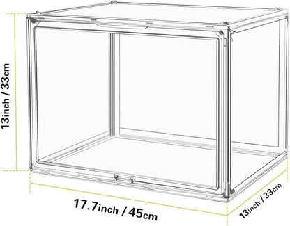 Clear Stackable Plastic Storage Bins - Image 2