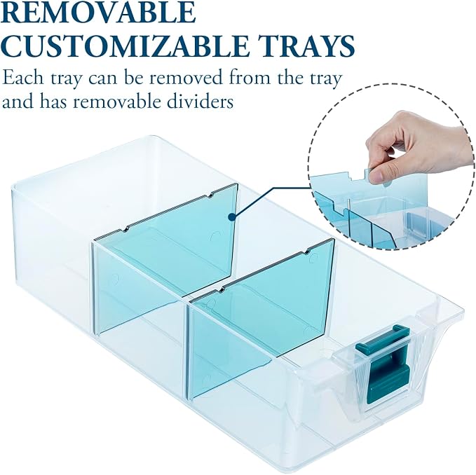 MyGift 11 Inch Craft Storage Organizer Case - Image 3