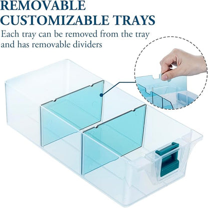 MyGift 11 Inch Craft Storage Organizer Case - Image 3