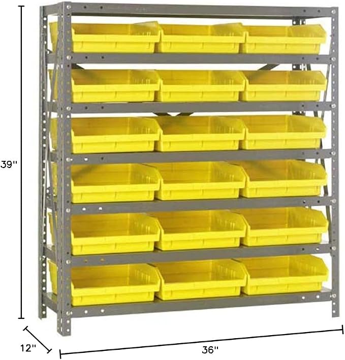 Quantum Storage Systems 1239-109YL Steel Shelving Unit - Image 2