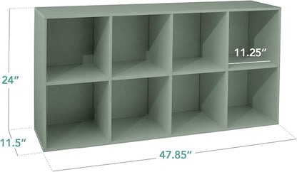Best Choice Products Kids Bookcase 8-Cube Storage Organizer, 11in Shelf Opening - Image 2