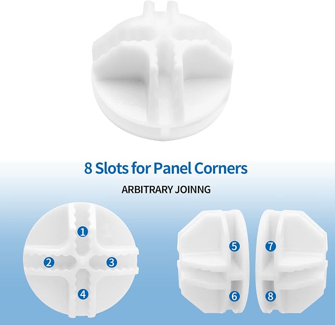 Litoexpe 36 Pcs Wire Cube Plastic Connectors - Image 3