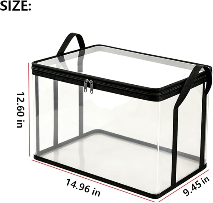 Clear PVC Storage Boxes, Tear-Resistant Organizer - Image 9