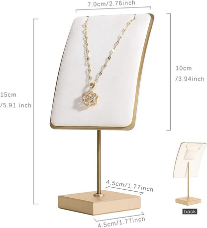 GemeShou White jewelry necklace display - Image 4