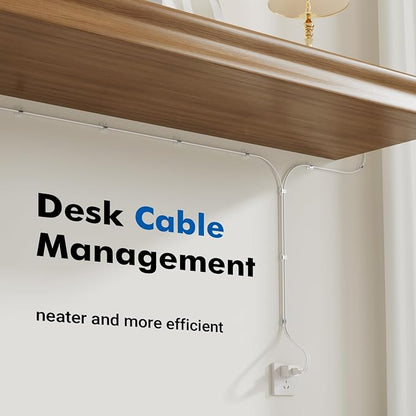 60Pcs Cable Clips, Adhesive Wire Clips, Cable Management Wire Organizer Cord - Image 3