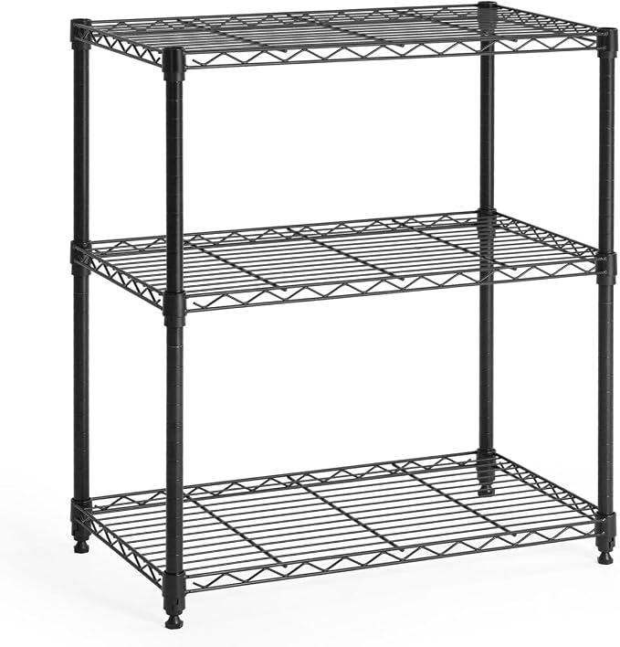 CAPHAUS 3/4/5-Tier Adjustable Height Wire Shelving Unit, Rack Shelving by CAPHAUS