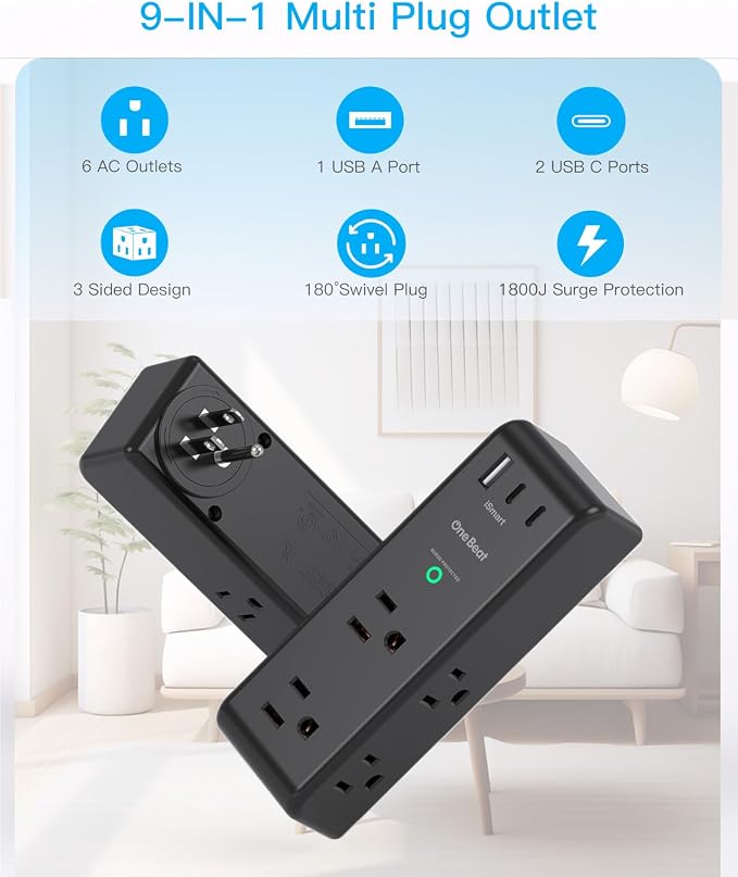 Surge Protector Outlet Extender - Image 3