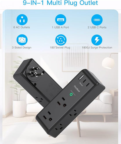 Surge Protector Outlet Extender - Image 3