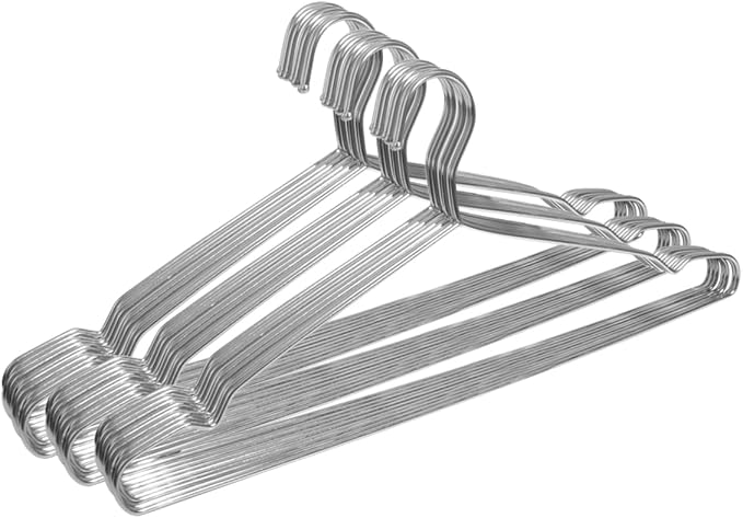 King Mills 19.6inch Stainless Steel Plus Size Hangers, Ideally Used as Extra by KingMillsCalifornia