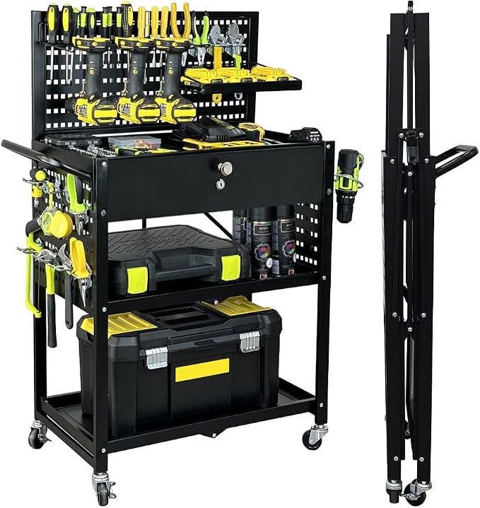 Lumizone Folding Tool Cart by Lumizone