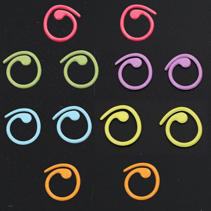 22pcs Aluminum Cable Needles & Stitch Holders Knitting Tools, Safety Pin Cable - Image 4