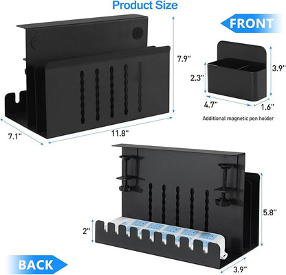 MAXECHO Desk Side Storage, Under Desk Laptop Mount, Table Side Hanging File - Image 5