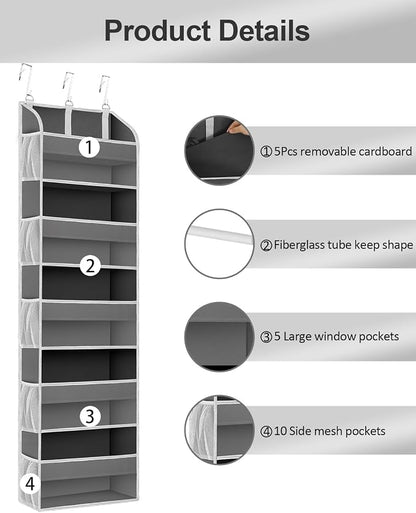2 Pack Over The Door Storage Organizer - Image 5