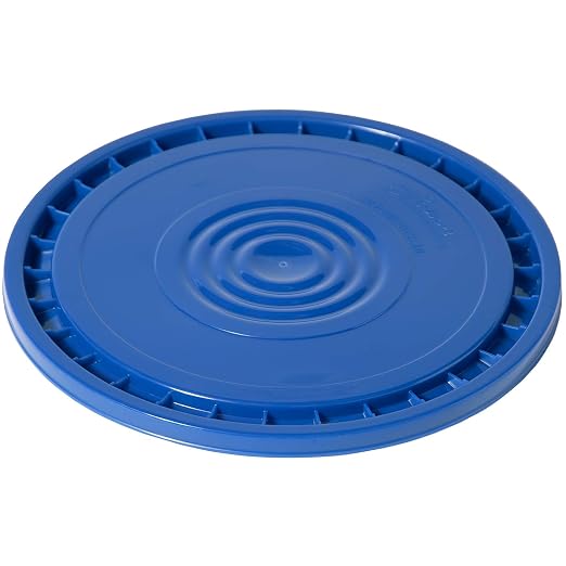 Meranti Reusable Easy Peel 3.5, and 7 Gallon Bucket Lid | Food Grade | Blue by MerantiHomeGarden