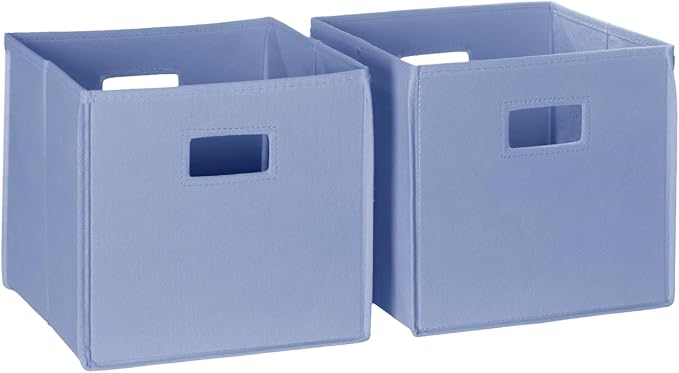 RiverRidge Kids 2pc Fabric Collapsible Storage Cube Organizers by RiverRidgeHome