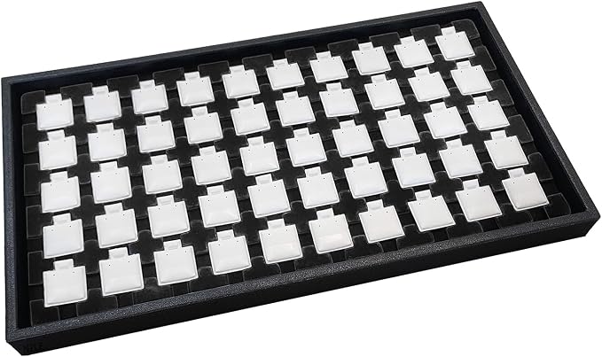 Ikee Design 2 Pcs Set Black Earring Display Tray - Image 6