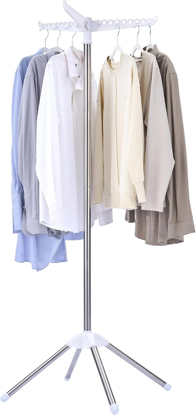 CASAMAYA Clothes Drying Rack Foldable, 59 inch Tripod Laundry Drying Rack Indoor by Unknown