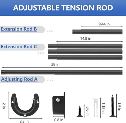 Closet Rod, 17 to 68 Inch Closet Rods - Image 7