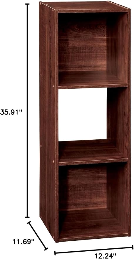 ClosetMaid Cubeicals 3 Cube Storage Shelf Organizer Bookshelf - Image 3