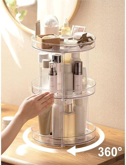 ROWNYEON 360 Rotating and Stackable Makeup Organizer - Image 3