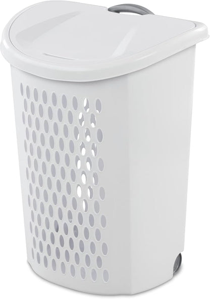Wheeled Laundry Basket by Unknown
