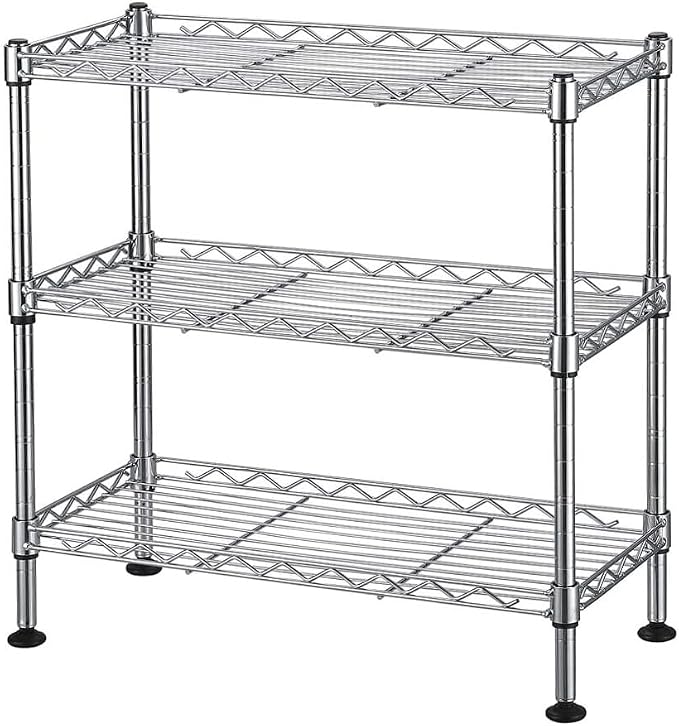 FOXHOLE 3-Tier Steel Metal Storage Rack Wire Shelving by Unknown